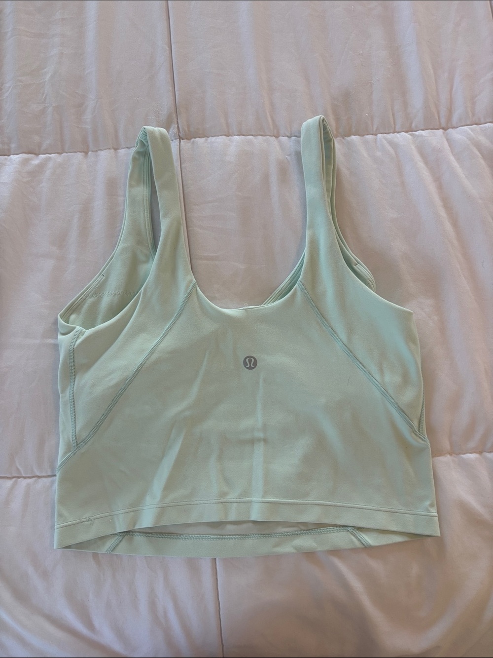 lululemon Align Light Mint Green Scoop Sports Bra
